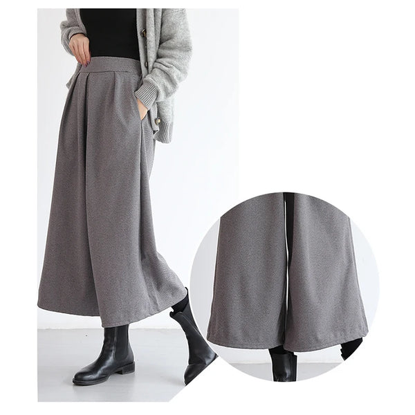Loose Skirt Pants Culottes