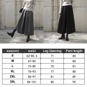 Loose Skirt Pants Culottes