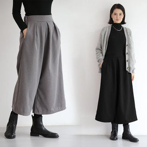 Loose Skirt Pants Culottes