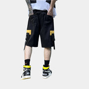 Pantalones cortos rectos y holgados para hombre
