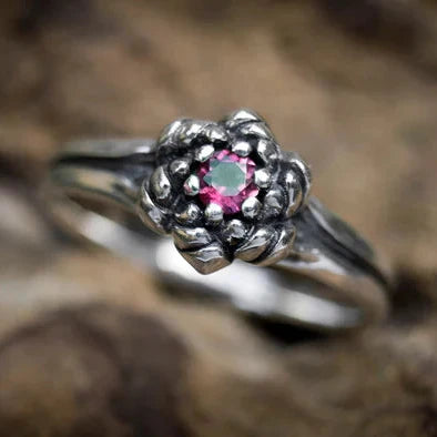 Lotus Ring Sterling Silver