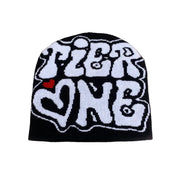 Bonnet en maille Y2K Amour Laine