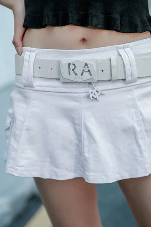 Low Waist Cargo Skirt