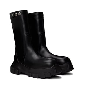 Luxury Vintage Black Boots Men