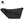 Slim black sling bag with a magnetic clasp and a wide chest strap