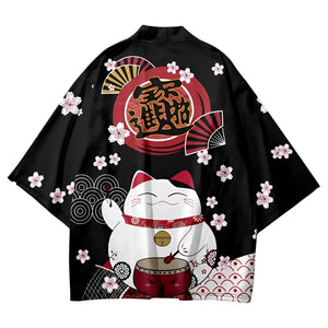 Techwear Kimono Women Neko