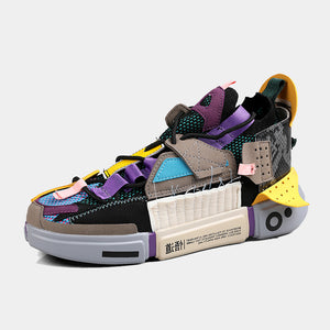 Purple Cyberpunk Shoes