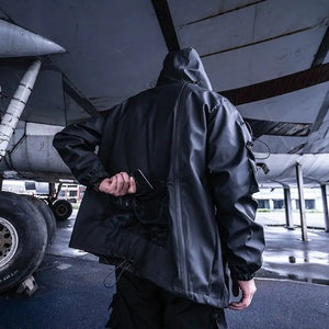Techwear Cargo Coat