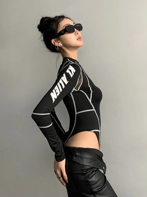 Patchwork cyberpunk Bodysuit