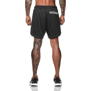 Mens gym shorts pockets
