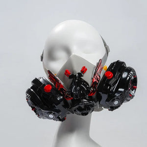 Red Cyberpunk Mask