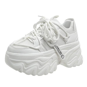 High Top Platform Sneakers Black