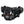 Mecha Cyberpunk Face Mask - black cyberpunk mecha face mask