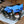 Mecha Cyberpunk Face Mask - Black blue cyberpunk mecha face mask