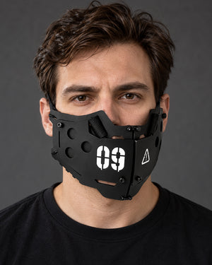 Mechanical Cyberpunk Half Mask