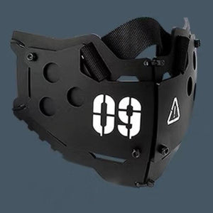 Mechanical Cyberpunk Half Mask