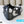 Sci-fi mechanical cyberpunk face mask in glossy or matt black