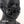 Sci-fi mechanical cyberpunk face mask in glossy or matt black