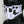 Sci-fi mechanical cyberpunk face mask in glossy or matt black