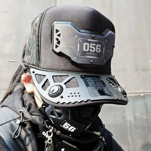Multifunction Sci-fi Mechanical Punk Tactical Baseball Cap Man Woman Techwear Style Hip Hop Future Mecha Hat Cosplay Pro