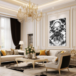 Mechanical Skull Cyberpunk Art | CYBER TECHWEAR®