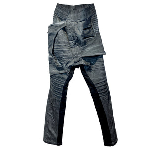Men Asymmetric Cyberpunk Pants