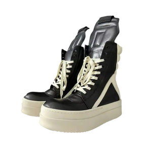 Men Boots Black Platform