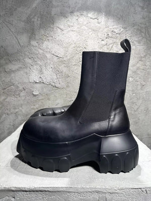Men Chelsea Boot Platform Black