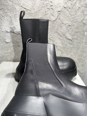 Men Chelsea Boot Platform Black