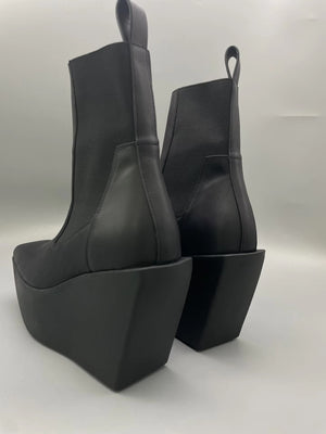 Men Chelsea Cyberpunk Boots Black