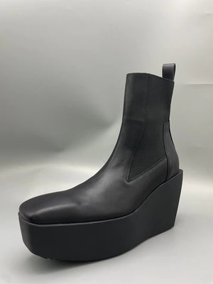 Men Chelsea Cyberpunk Boots Black