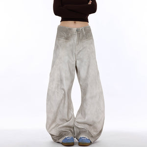 Men Curved-knife Jeans Y2K