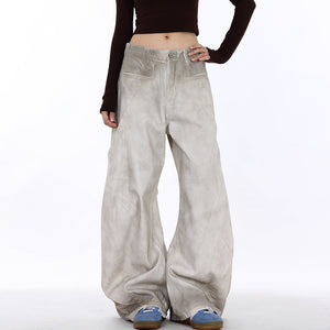 Men Curved-knife Jeans Y2K