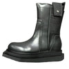Men High Top Black Boots