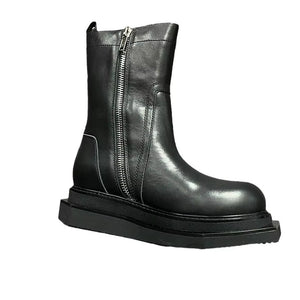 Men High Top Black Boots