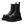 Men High Top Platform PU Leather Sneakers Black