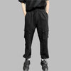Men Hip Hop Multi-pocket Black Pant