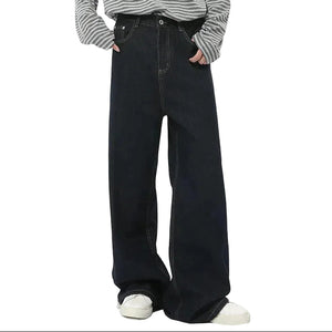 Men Jeans Blue Casual Y2K