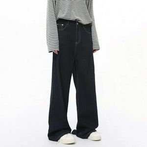 Men Jeans Blue Casual Y2K