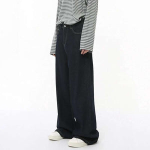 Men Jeans Blue Casual Y2K