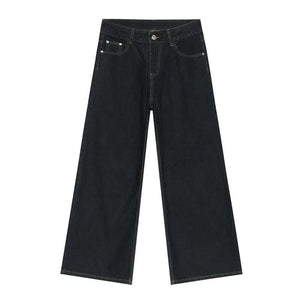 Men Jeans Blue Casual Y2K