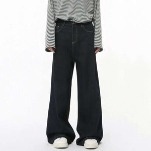 Men Jeans Blue Casual Y2K
