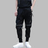 Men Personality Zipper Black Pant