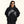 Men Side Pockets Black Y2K Hoodie