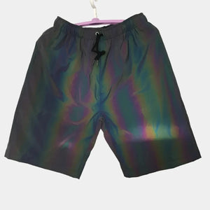 Men Women Luminous Shiny Shorts