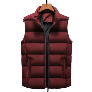 Men Zipper Cargo Vest