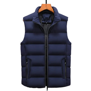 Men Zipper Cargo Vest