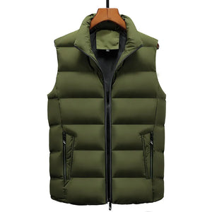 Men Zipper Cargo Vest