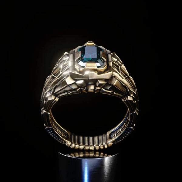 Mens 18k Gold Ring