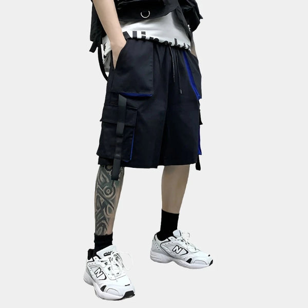 Men's Dark Punk Pockets Shorts